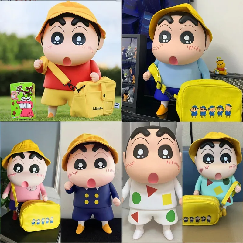 Crayon Shin-Chan Anime Figure Peripheral Serie Kawaii Model Car Doll Desktop Collection Decoration Figure Kid Birthday Xmas Gift