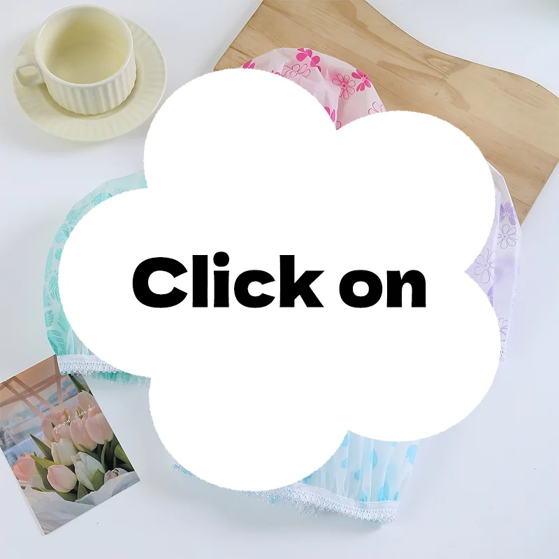 

Двухслойная шапочка для душа с цветочным узором, водонепроницаемая многоразовая шапочка для ванны с принтом для женщин, женская спа-салон, домашнее путешествие, использование