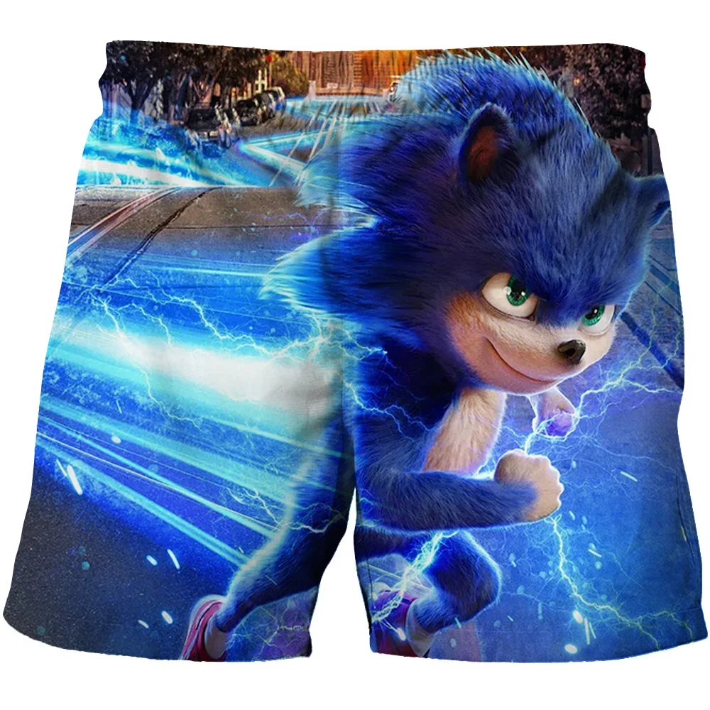 Sonic The Hedgehog Girls Boys Harajuku Beach pants for children Couples Clothes pants For Kids 3D Cartoon Print shorts pants