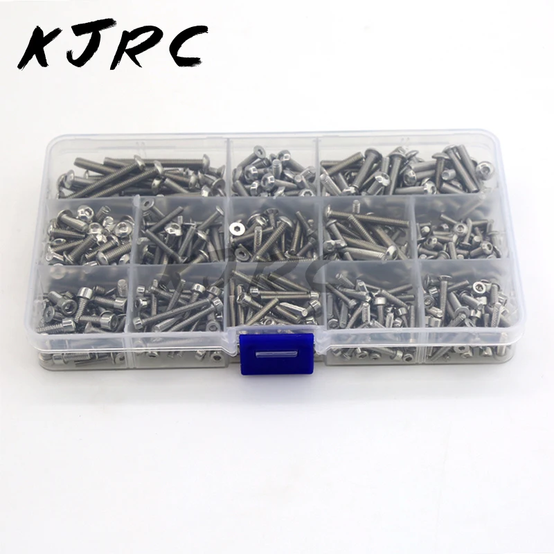 1set Stainless Steel Upgrade Screw Pack Screw Box, Vulnerable Accessories for Traxxas X-Maxx 1/5 Big X Truck