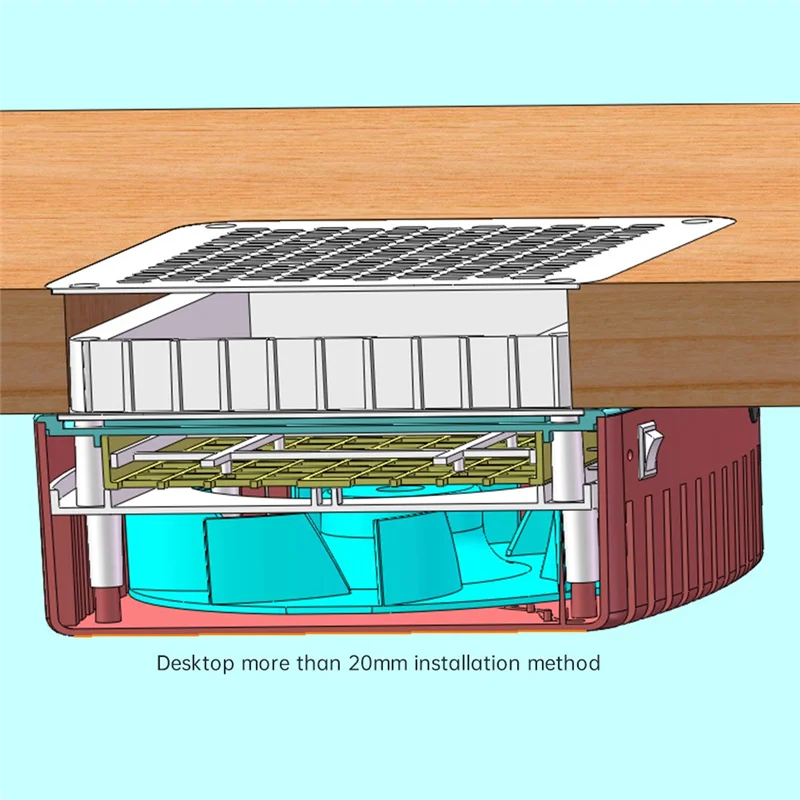 مكنسة غبار الأظافر لسطح المكتب من ABRG للتقليم، ومجمع مدمج ومروحة عادم مع فلتر، وقابس الاتحاد الأوروبي