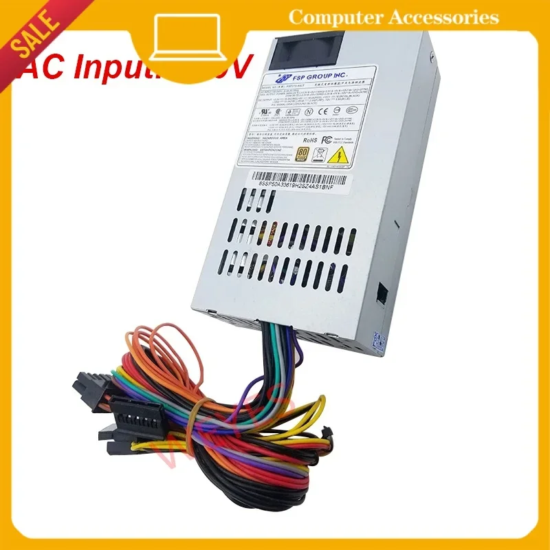 Computer Power supply 1U FSP270-60LE small Desktop Computer Cash Register power NAS Low-power equipment Silent Fan AC220V