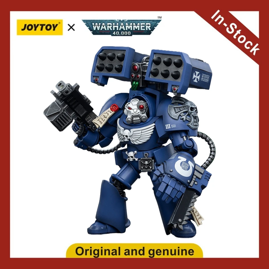 

【UA】JOYTOY Warhammer 40K Scale 1/18 Action Figures Ultramarines Terminators Brother Andrus Models Toys Gifts