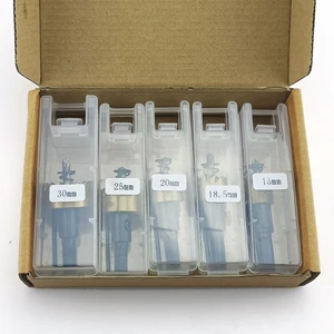 5Pcs 16-30mm HSS Hole Saw Set Titânio Revestido Broca Coroa de Perfuração para Metal Aço Inoxidável Ferramenta De Corte De Madeira 8 principais vendas brocas para bijuterias - №7