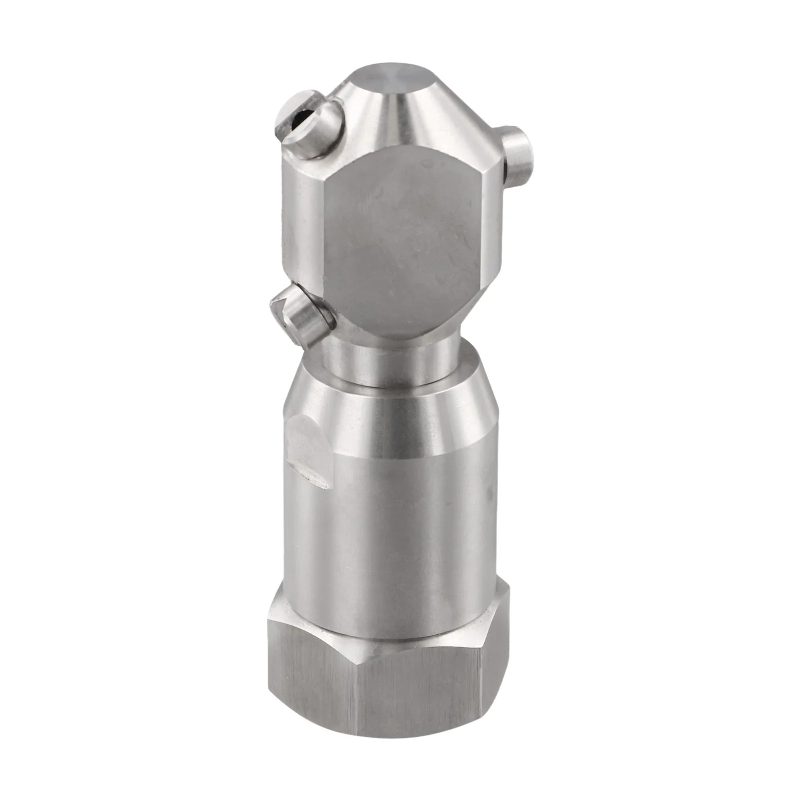 Rotating Washing Nozzle, Stainless Steel Material, 360 Degree Rotation, Perfect for Cleaning Pipes and Tanks
