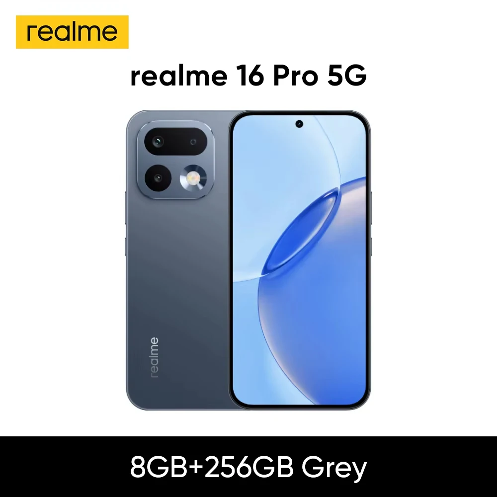 Smartphone realme 16 Pro 5G UE: 200 MP LumaColor, AMOLED 6500 nits 📱