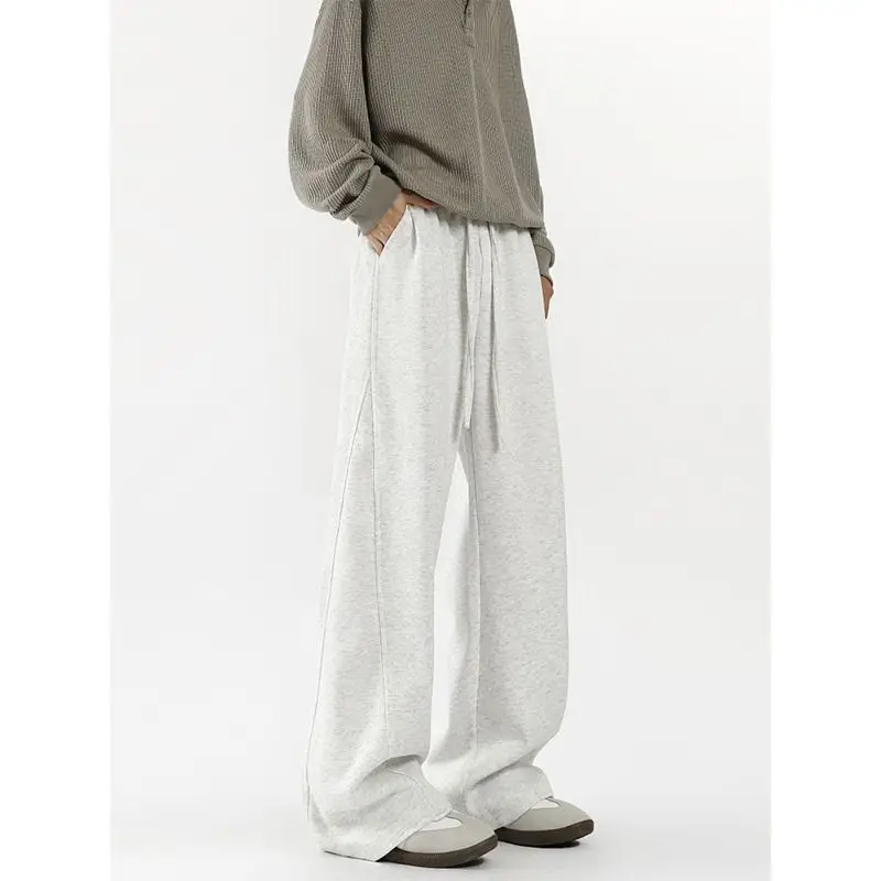 American Scimitar para homens 2025 primavera e outono verão nova marca na moda esportes slings solto em linha reta calças casuais