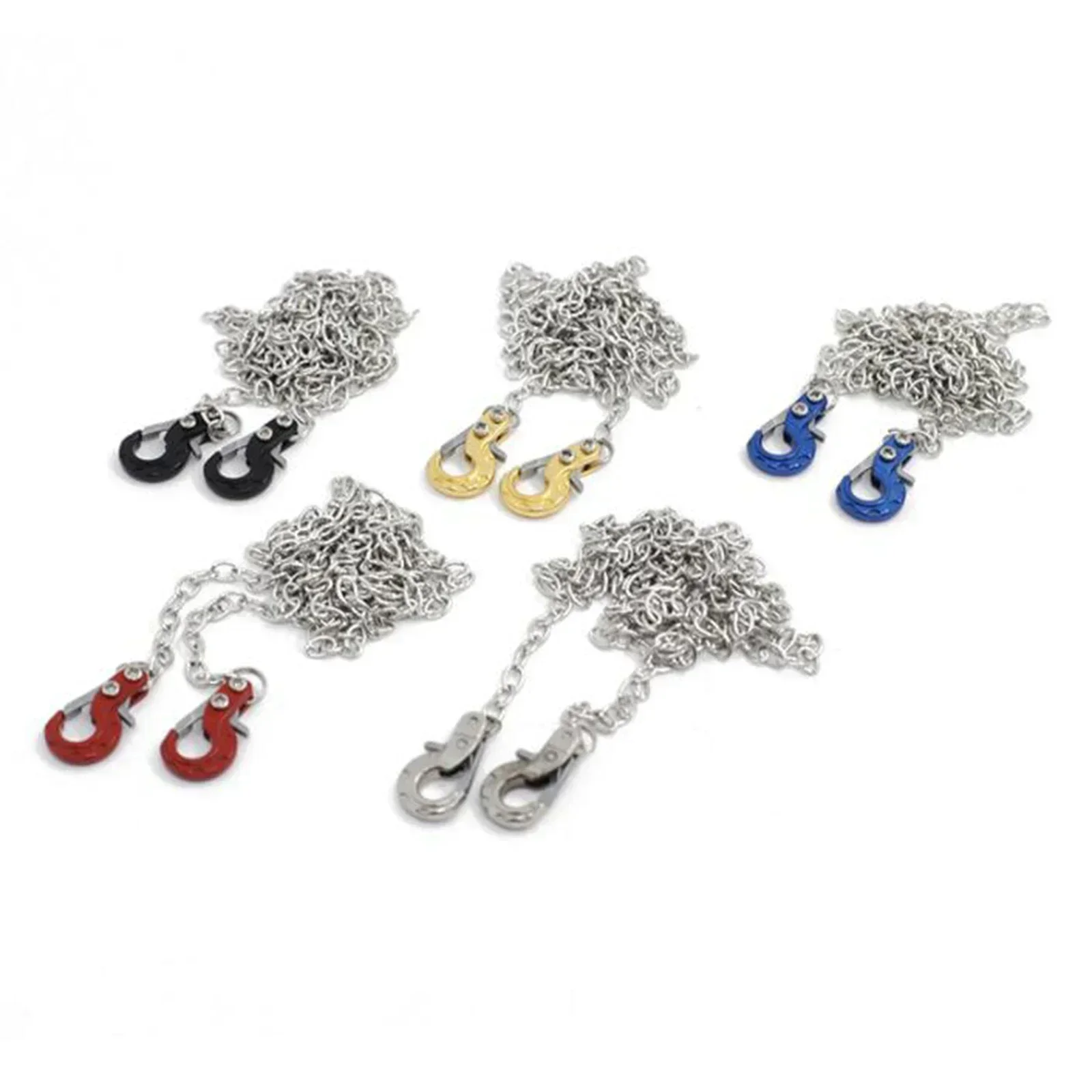 Accessoires de chaîne de crochet de remorque pour voiture RC sur chenilles de Simulation SCX10 D90 D110 TF2 TRX4