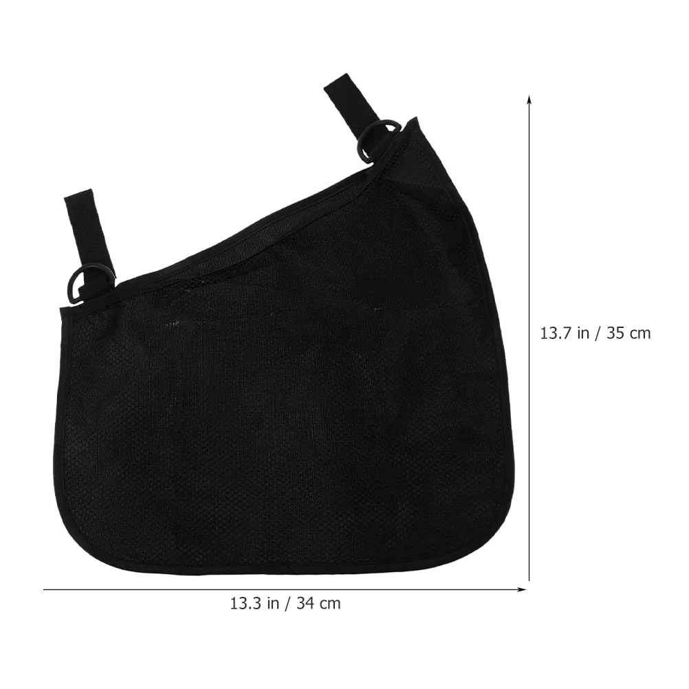 

4Pcs Baby Stroller Hanging Mesh Bags Durable Side Sling Storage Organizer Net Bag for Diapers Bottles Travel Accessories