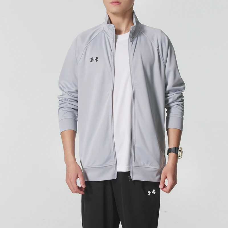 

Мужская модная спортивная повседневная трикотажная куртка Under Armour с воротником-стойкой 25600404-011