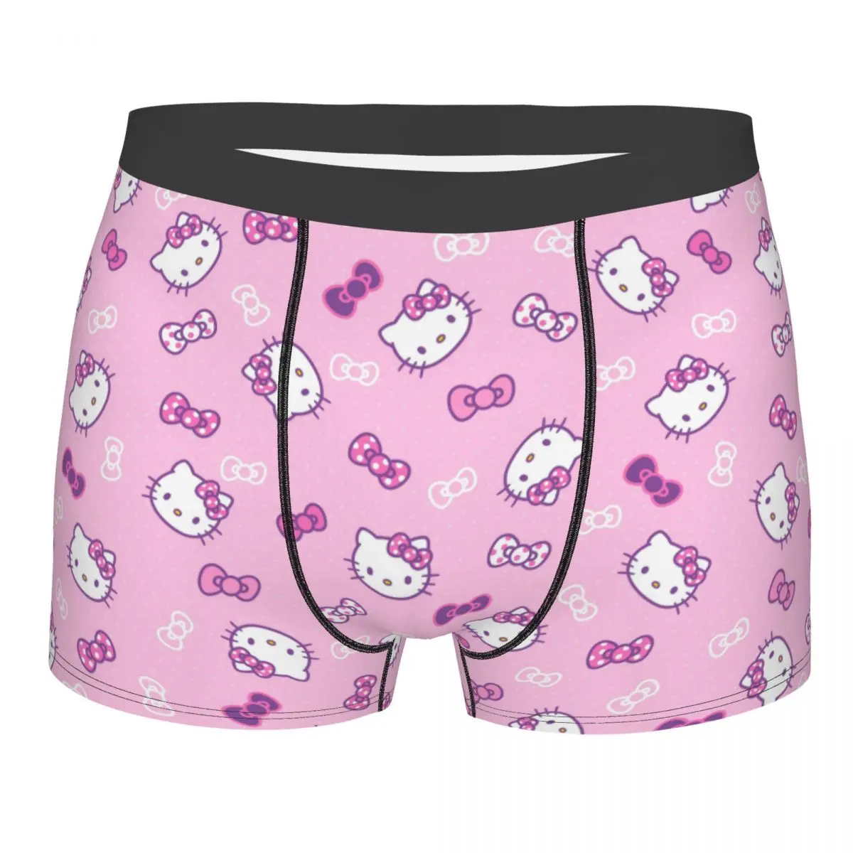 Hello Kitty Boxers Novelty Gift For Man Fun Underwear Kitty White Boxer Shorts