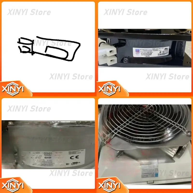 for Rittal Fan SK3325107/100 SK3326107/100 3323.230 3322 SK3239.200 Cooling Blower Replacement Parts for Electrical Cabinet