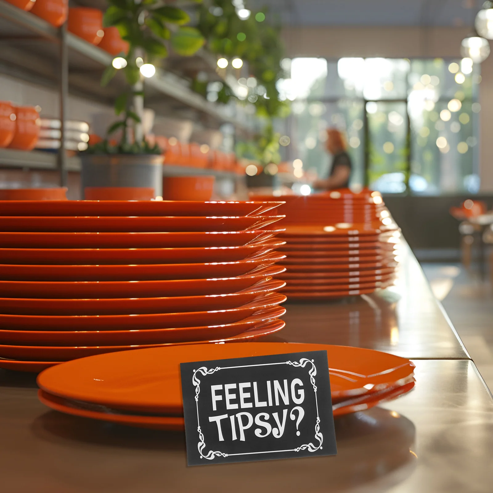 

10Pcs Feeling Tipsy Self Adhesive Sticker Labels Waterproof Restaurant Bar Decorative Reminder Decals Feeling Tipsy Sticker