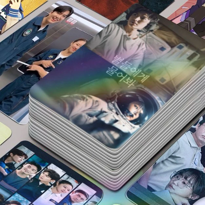 

30/50 шт. плакат Lee Minho Kong Hyo-jin с корейским телевизором When The Stars Gossip Drama Stills двусторонний принт 3-дюймовые карты с круглыми углами