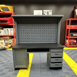 Rapid Model 1/18 Model Car Diorama Garage Simulation Scene Decoration 3D Printing Workbench 90mm X 33mm X 97mm