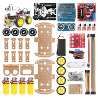 Tscinbuny Robot Programming Kit for Arduino Complete Kit Programmable Robot Automation Kits Robot Parts Educational Robotic Kit