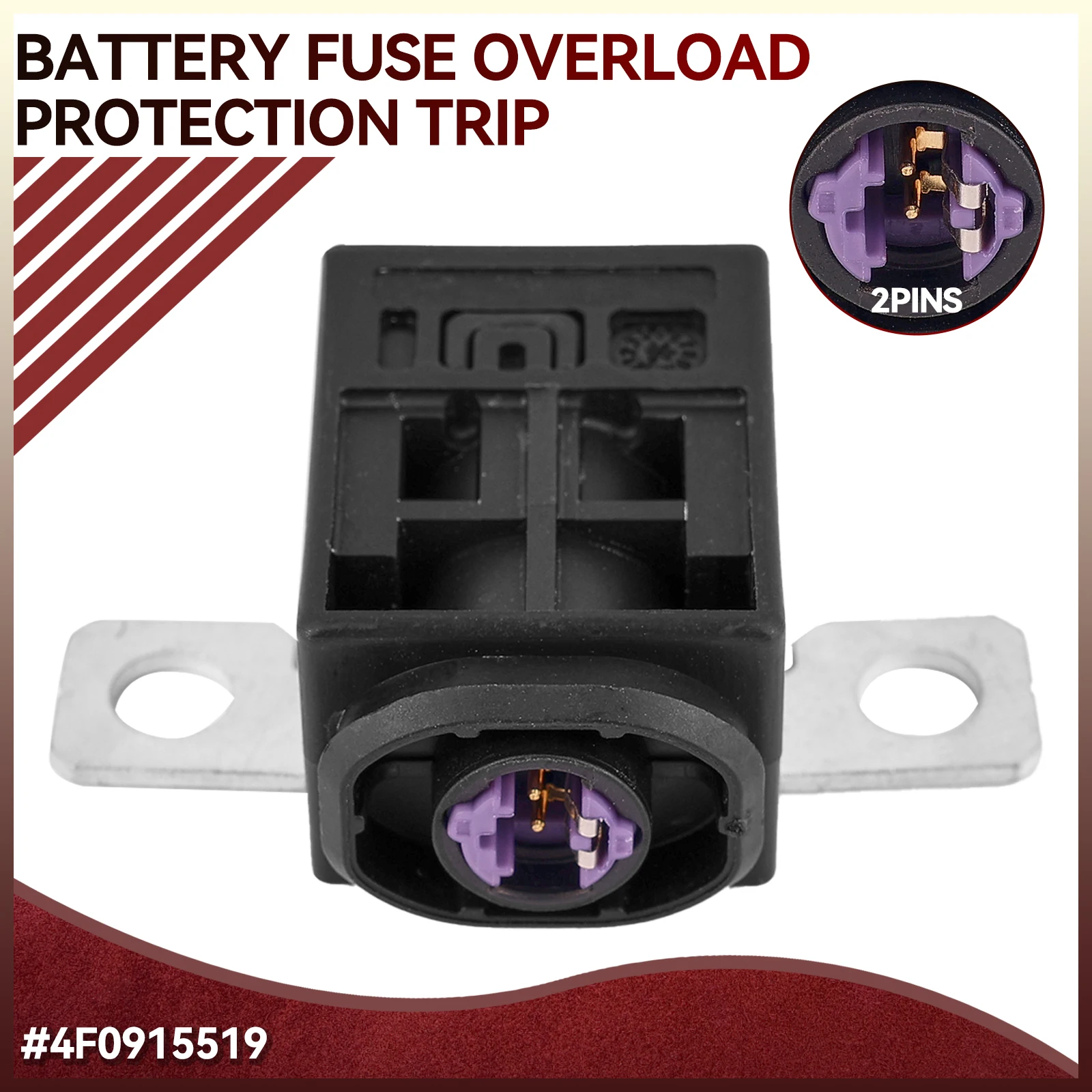 Auto Battery Fuse Overload Protection Trip Standard Fit For Audi AUDI A1 A3 A4 A5 A6 A8 Q5 Q7 TT VW Touareg Skoda Seat 4F0915519