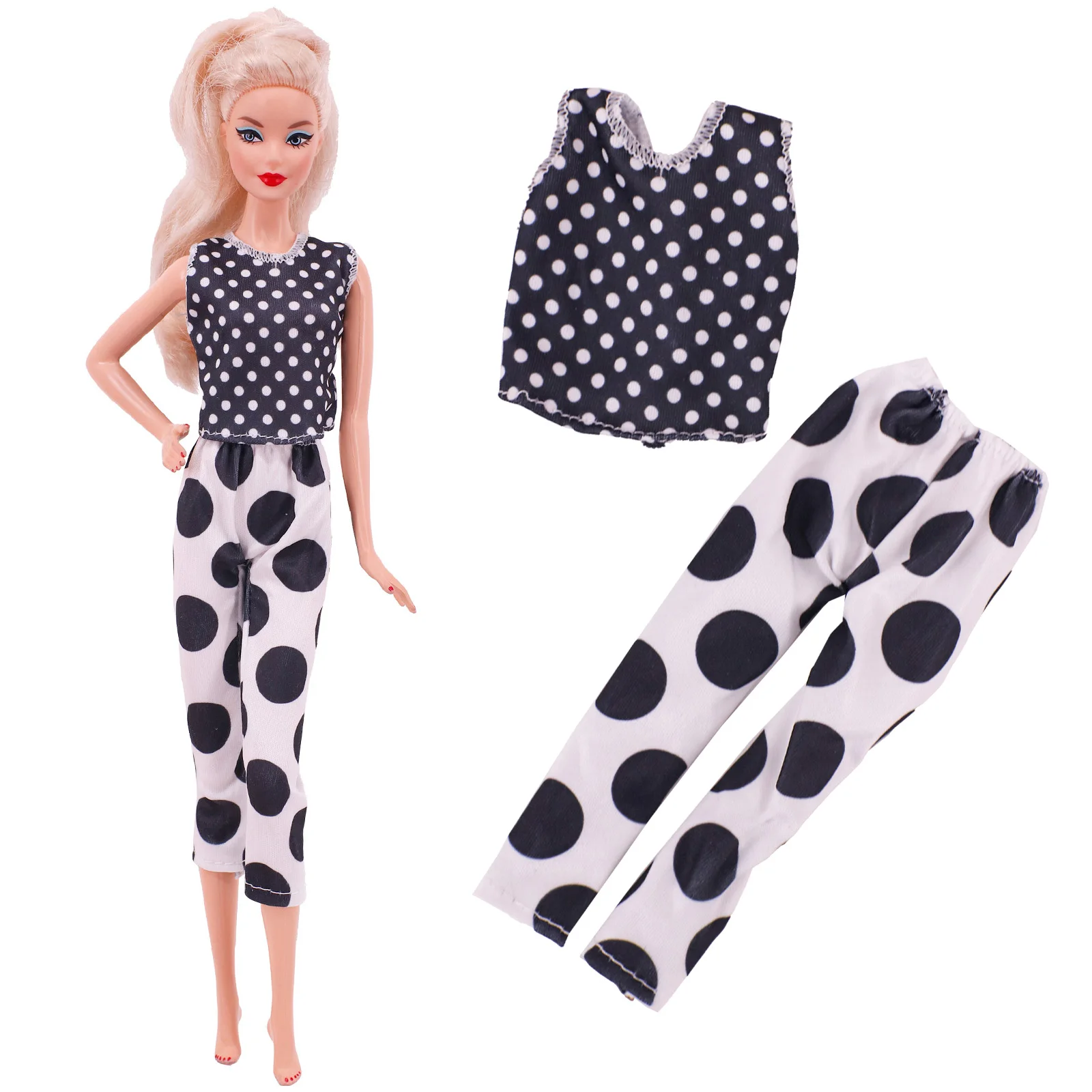 Doll Clothes Dress T-Shirt Outfit For 11.8Inch Doll 30Cm BJD Doll Clothing Accessories,Girl's Toys Children's Gift