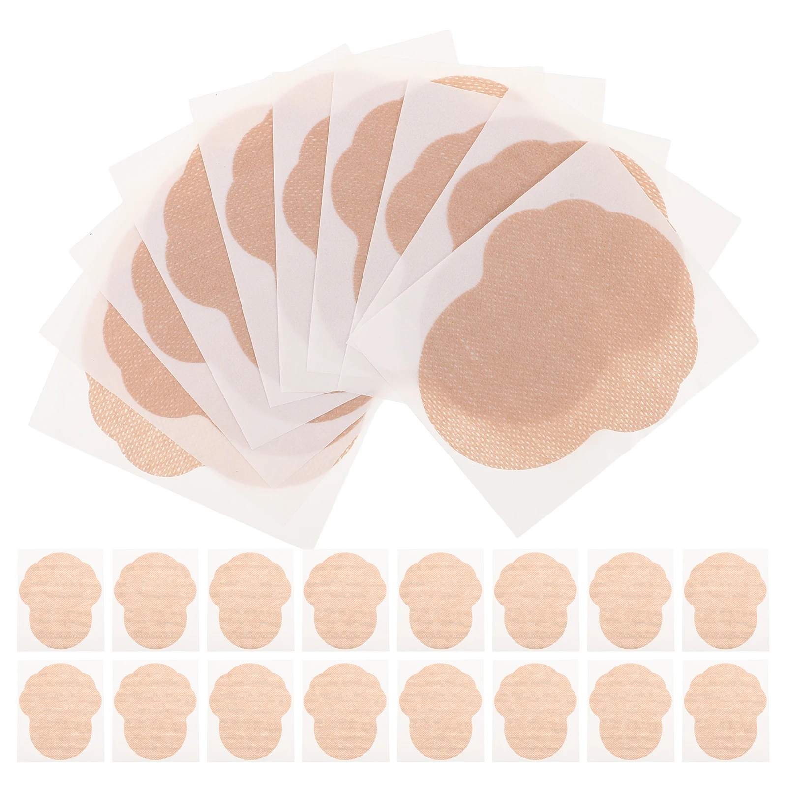 

40 Pcs Underarm Sweat Absorbing Stickers Armpit Guards Patch for Sweat-absorption Non-woven Fabric Mens Pad Man Anti-flash