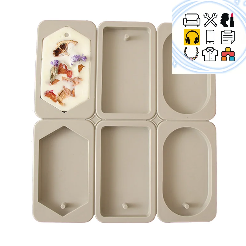 6-Cavity Soap Mold …