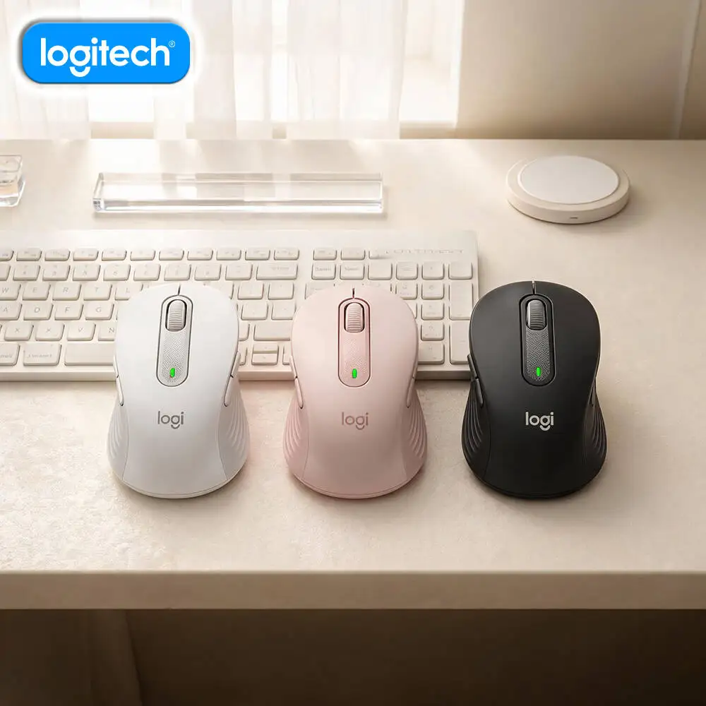 Silent M750 Wireless Mouse - 4000 Adjustable DPI Levels, Dual Connection Mode, Recycled Eco Body, Study Pick Tool