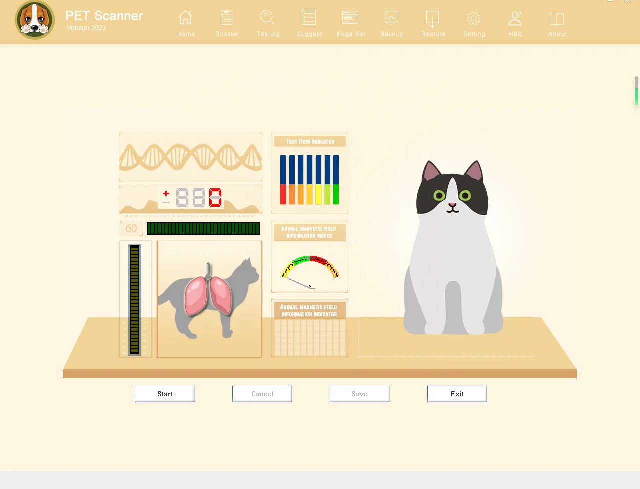 Image 6: Scanner pour animaux de compagnie, testeur d'animaux pour chiens, chats, Machine de santé corporelle