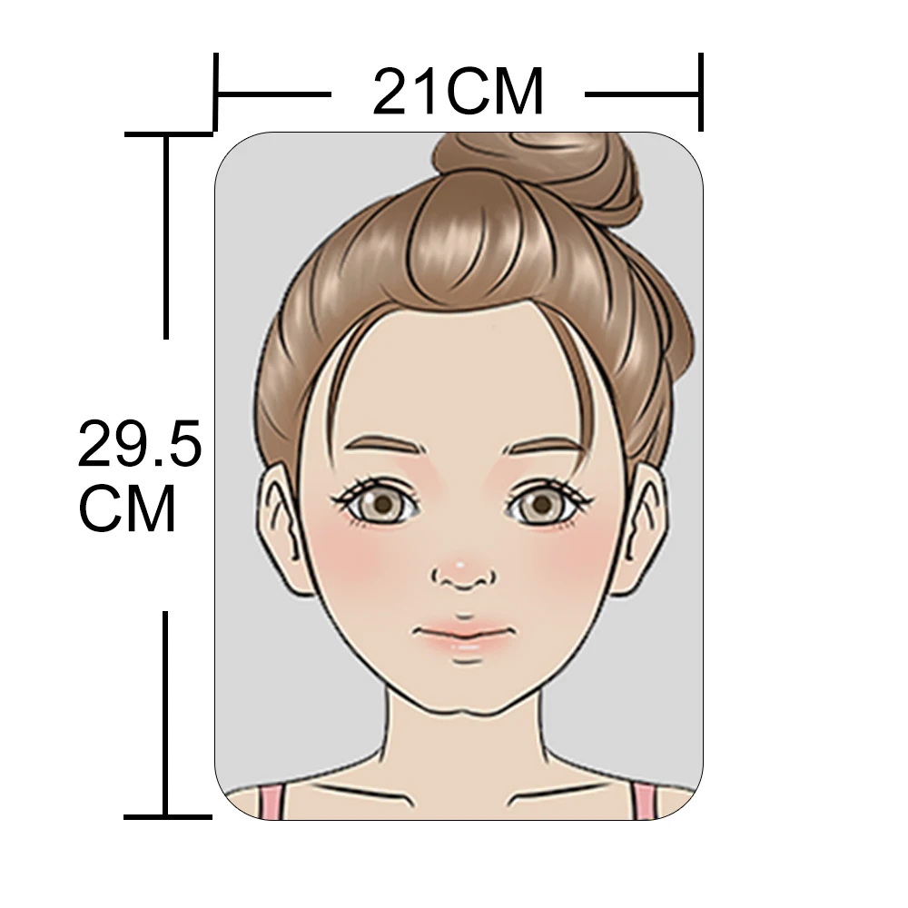 OPHIR Face Paint Practice Template Makeup Artists 1PCS A4 Size Painting Stencils Board for Kids Makeup Painting RT025