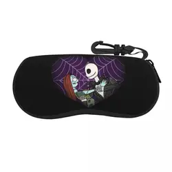 Custom Jack Skellington Sally custodia per occhiali da vista uomo donna Soft The Nightmare Before Christmas occhiali da sole borsa protettiva