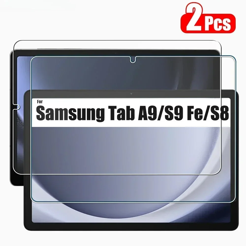 2 Stück 9H HD Displayschutzfolie aus gehärtetem Glas für Samsung Galaxy Tab S10 FE 10.9 2025 S9 Fe 12.4 A9 Plus Schutzfolie Kratzfest
