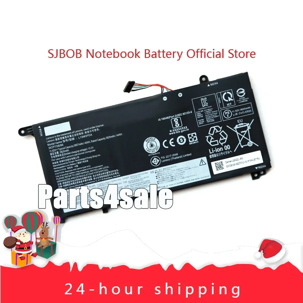 New Genuine L19C3PDA L19M3PDA L19D3PDA Battery for Lenovo ThinkBook 14 15 G3 G2 Laptop battery