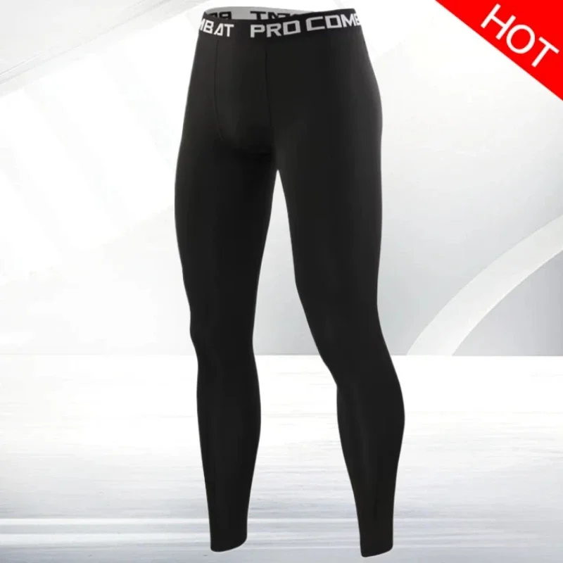 Collants de compression pour le basketball, collants de sport à haute élasticité, pantalons de fitness, vêtements de sport pour la course à pied, leggings pour hommes, séchage rapide
