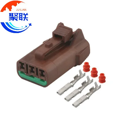 Auto 3pin plug PB015-03850 wiring waterproof connector with terminals and seals
