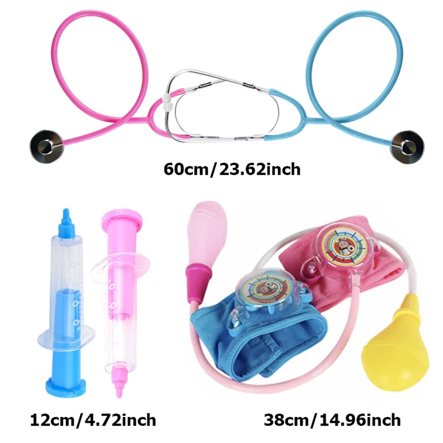 1 set bambini cosplay uniforme da dottore uniforme da infermiera bambini creativi finta giocattoli gioco di ruolo giocattoli da dottore regalo per i bambini