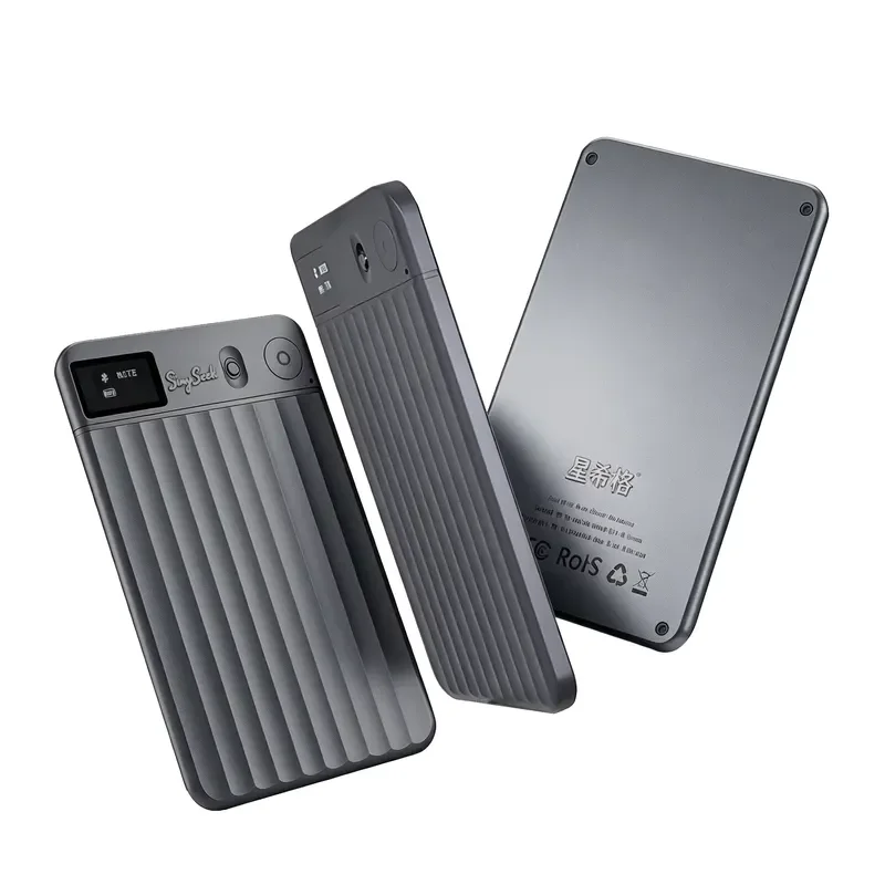 BOLRZO AI recorder with real-time transcription function, intelligent conference recording card 8GB digital recorder