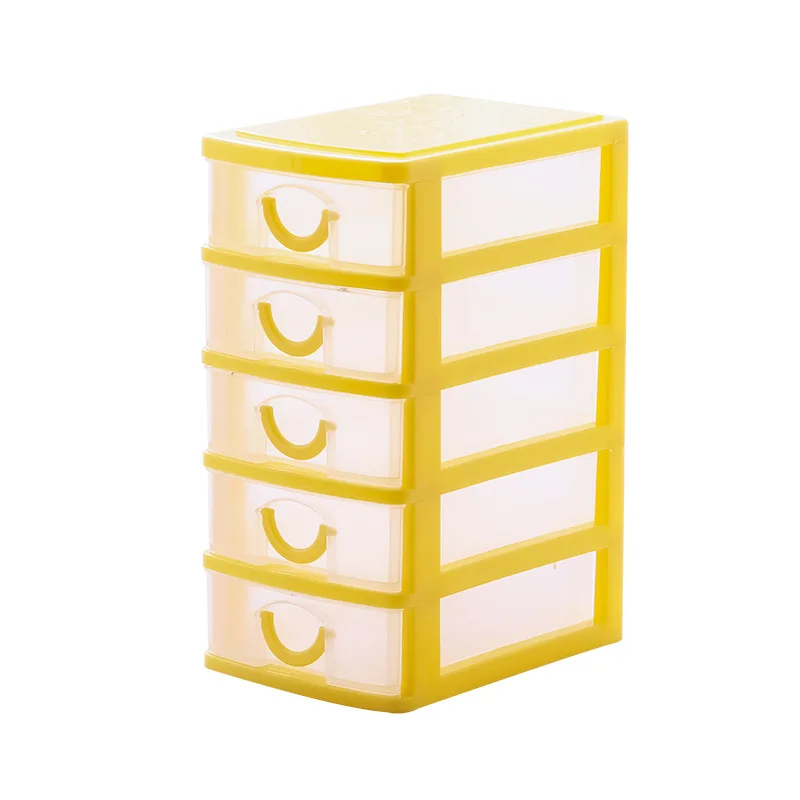 Mini Desktop Drawer Storage Boxes Plastic Sundries Case Jewelry Objects Makeup Container Durable Holder Keys Bins Organizer