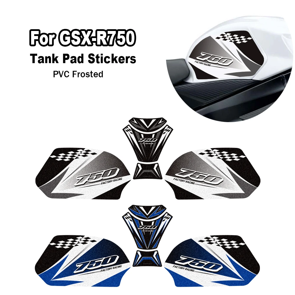 For GSX-R600 GSX-R750 GSXR GSX-R 600 750 R GSX 600R 750R New Motorcycle Accessories Tank Pad Frosted Stickers Protection Decals