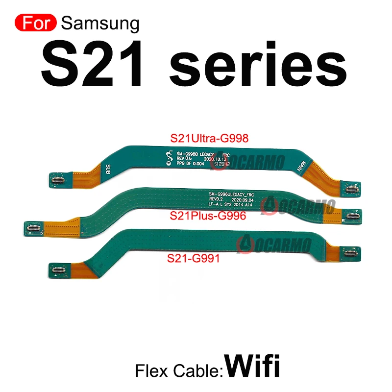 สำหรับ Samsung Galaxy S20 Ultra S20 Plus S20Lite S20FE S21 Wi-Fi เสาอากาศสัญญาณหลัก Board Connector LCD เมนบอร์ด Flex Cable