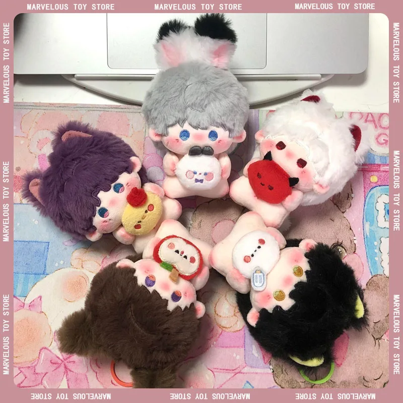

Game Love And Deepspace Plush Toy Rafayel Xavier Zayne Caleb Sylus 10cm Animal Ear Mini Pendant Cosplay Keychain Bag Decoration