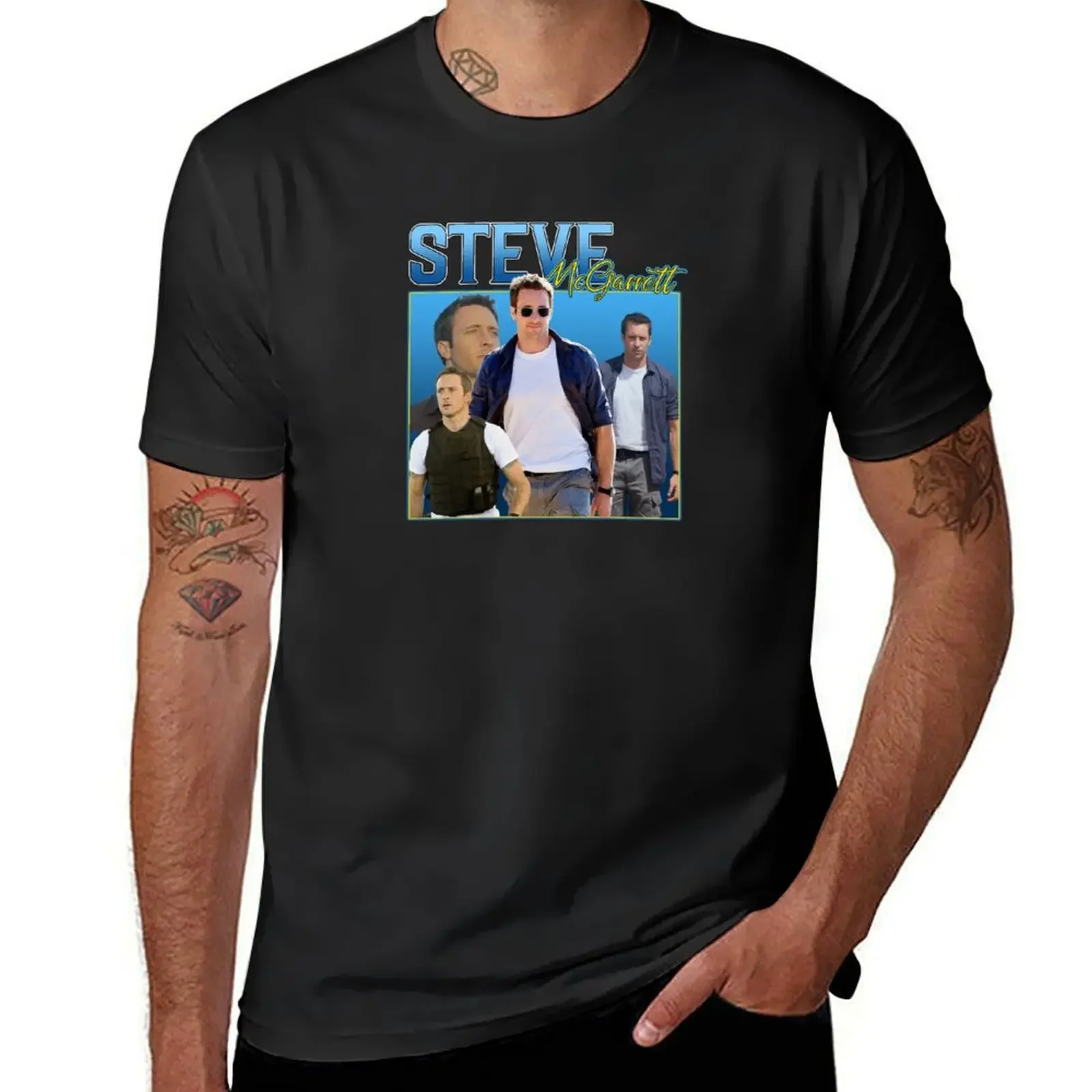 Hawaii Five-0 Steve Mcgarrett Vintage Tv Show T-Shirt customizeds hippie clothes mens clothes