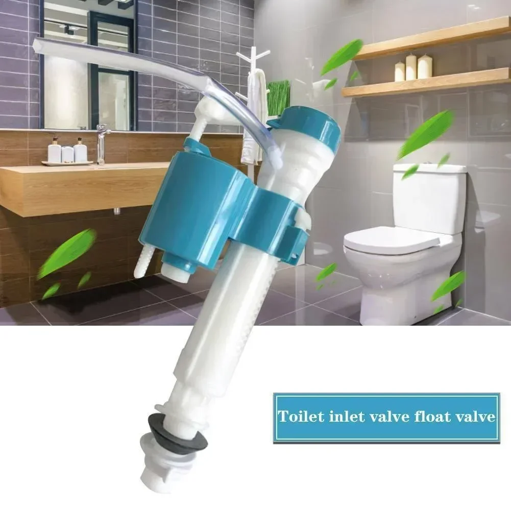 Toilet Water Tank Fittings Intake Valve Outlet Fill Dual Flush Set Float Blister Universal Accessories