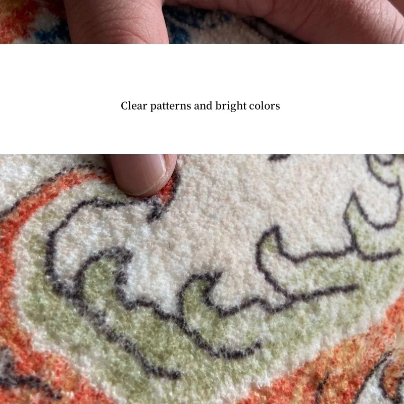 Moroccan Vintage Imitation Cashmere Carpet For Living Room Home Soft Bedroom Rug Bohemia Style Sofa Coffee Table Floor Mat view 5