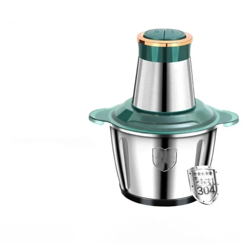 Leistungsstarker 2000W Elektrischer Fleischzerkleinerer & Küchenmaschine, 2L Edelstahl-Mixer für Fleisch, Gemüse, Knoblauch, Nüsse