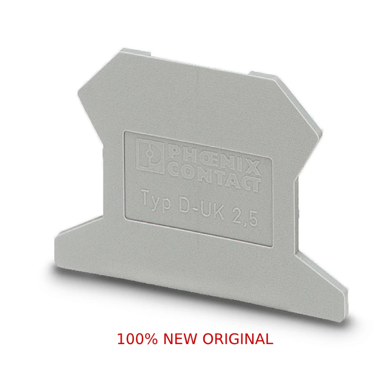 D-UK 2,5 3001022 End Plate/Baffle Plate/Partition Plate,Brand New Original Authentic Product In Stock