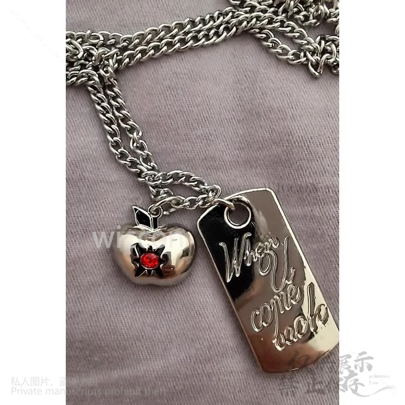 Xia Yizhou cosplay gioco anime Love And Deepspace Caleb Collana pendente accessori gioielli oggetti di scena regali di compleanno cos personalizzati