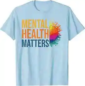 Mental Health Matters   Awareness Month Unisex T-ShirtAnime Pattern Y2K Summer Brand