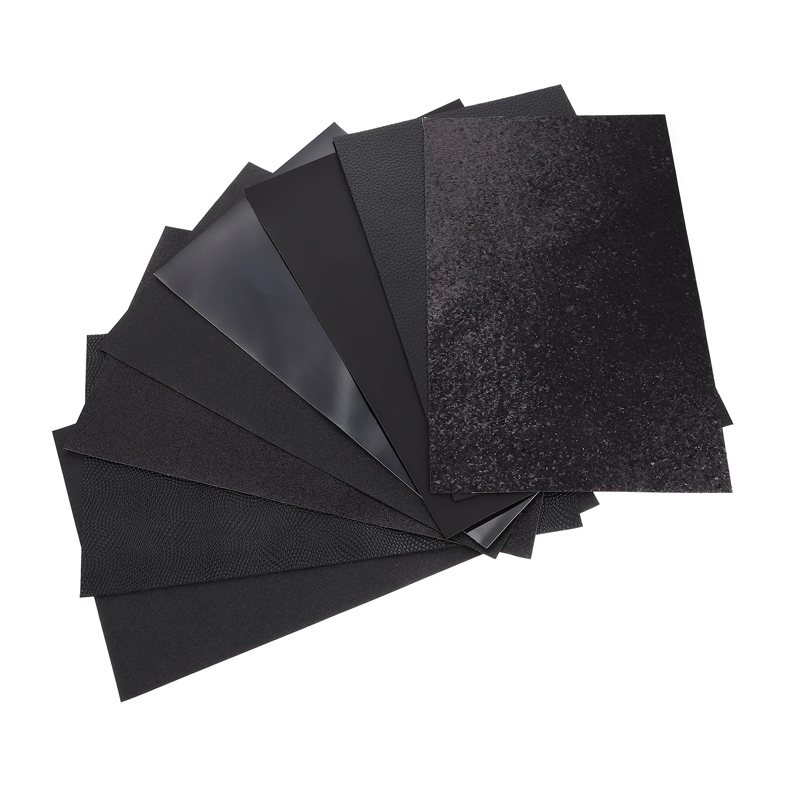 

8Pcs Faux Sheets PU Craft Fabric Decorative for Earrings Hair Bows Jewelry Making Accessories