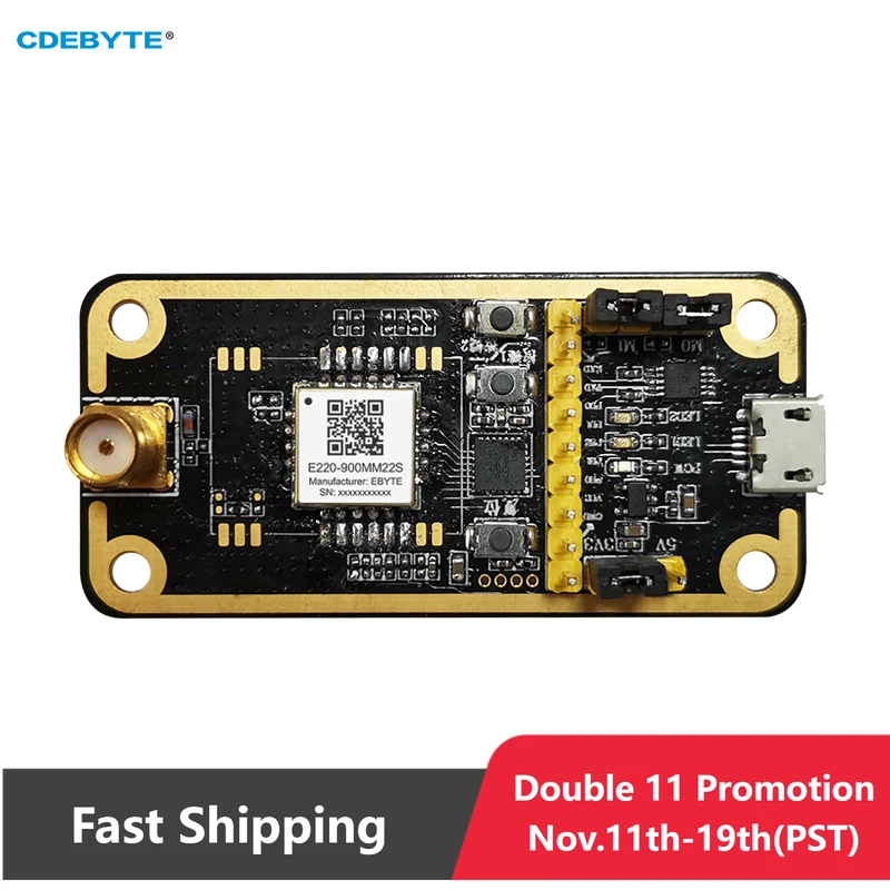 

CMT2300A Wireless Module Testing Board CDEBYTE E49-900MBL-01 Pre-soldered E49-900M20S USB Interface Testing Kit Easy Use