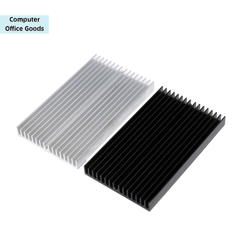 【Aluminum Alloy Heatsink 100MM Cooling Pad LED IC Chip Cooler Radiator Heat Sink】