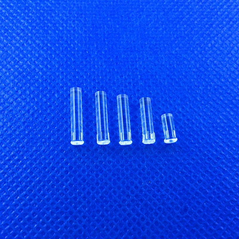 100 PCS 3.0mm diameter PC transparent light guide column 3mm SMD LED indicator light emitting diode flat head light guide column