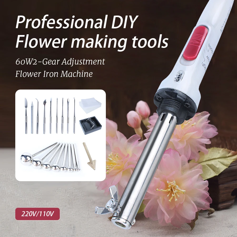 

Fabric Flowers Ironing Machine Artificial Flower Making Tool DIY Fabric Flower Making Tool Flowers Ironing Tools Set